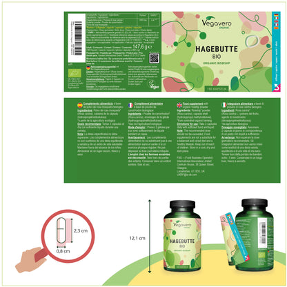 Escaramujo Cápsulas Orgánico