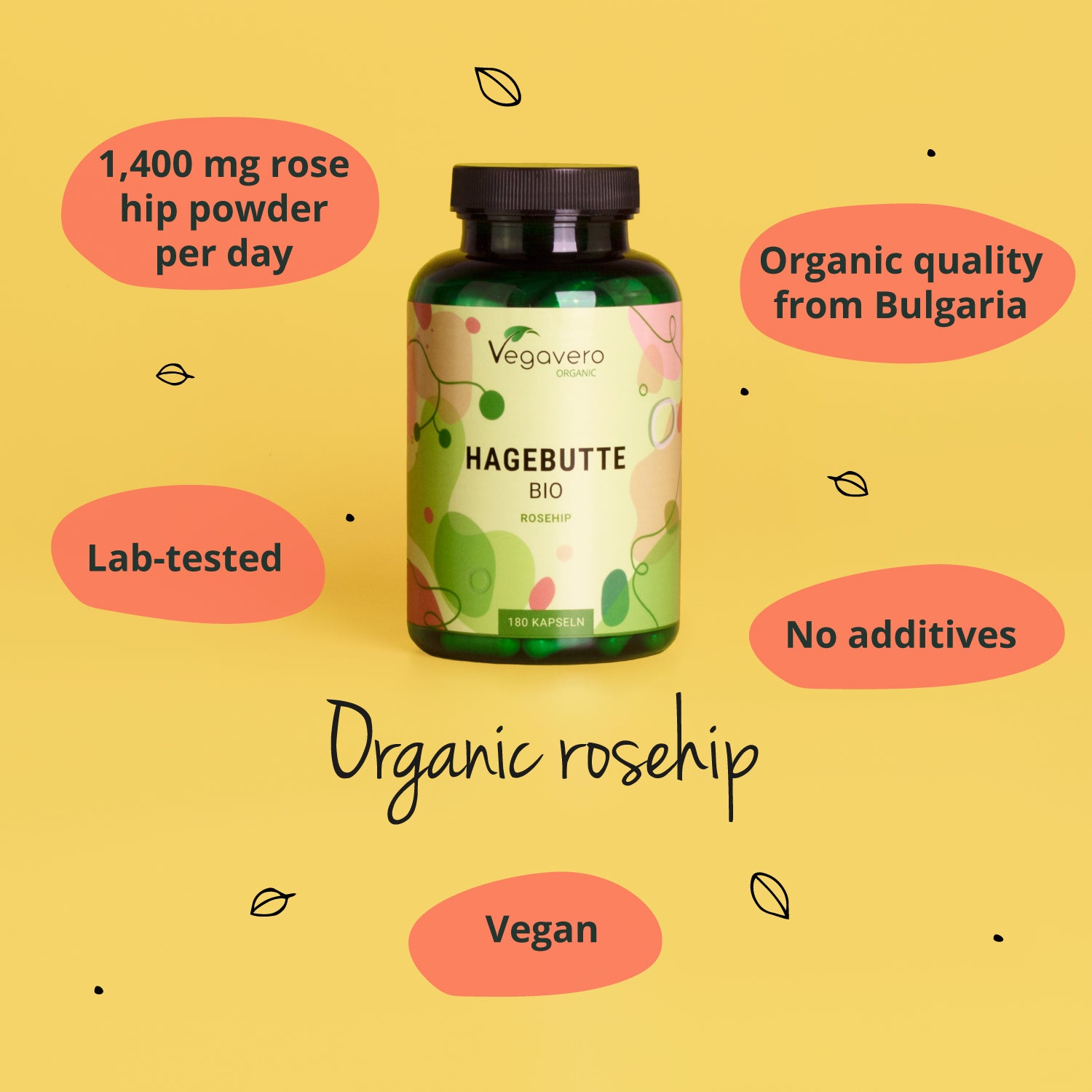 Escaramujo Cápsulas Orgánico