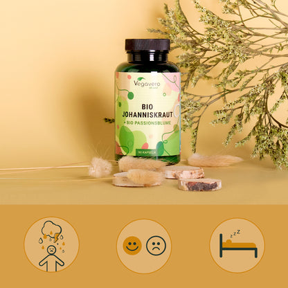 Hipérico + Pasiflora Cápsulas Orgánico