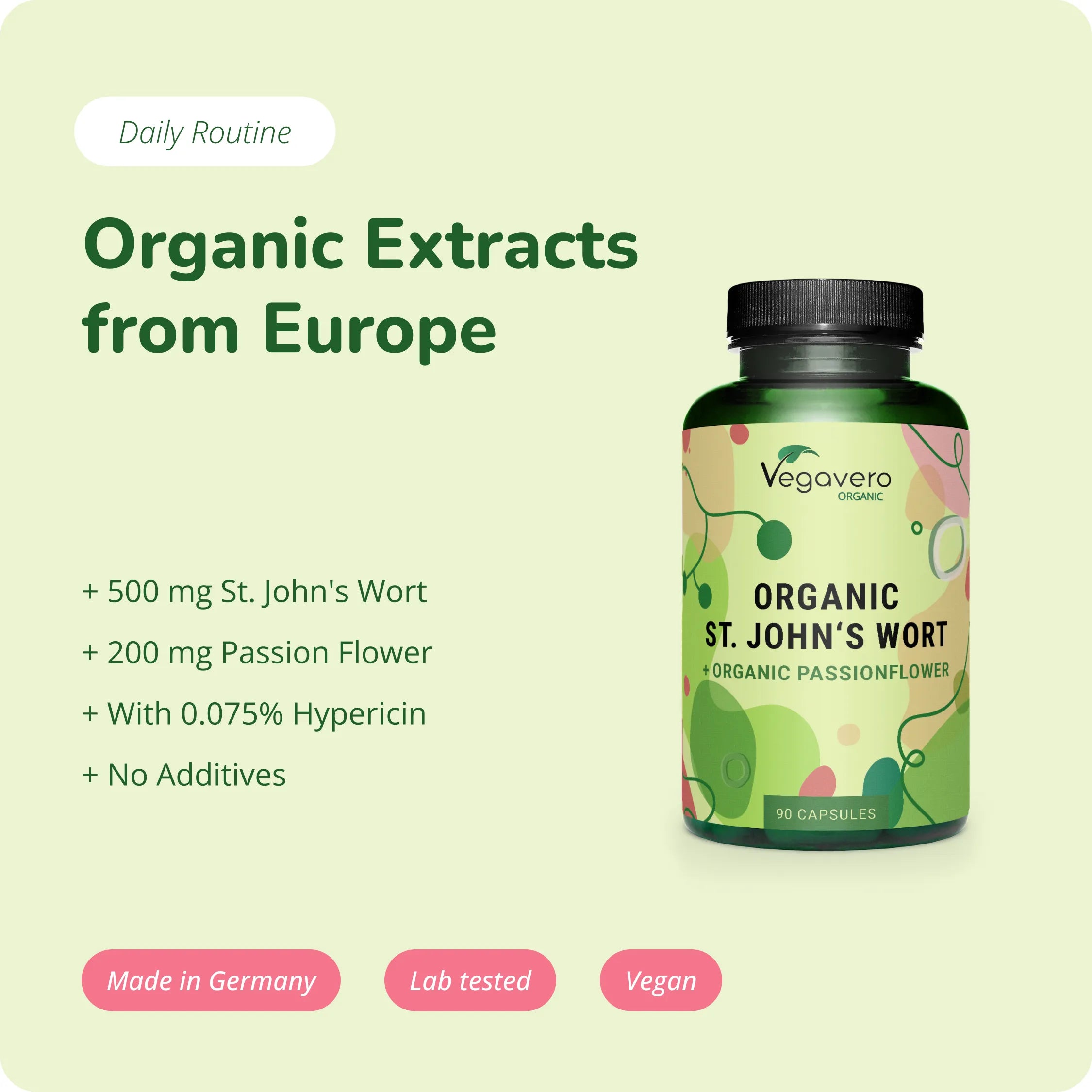 Hipérico + Pasiflora Cápsulas Orgánico