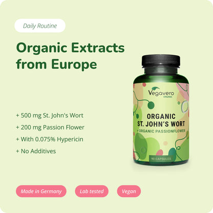 Hipérico + Pasiflora Cápsulas Orgánico