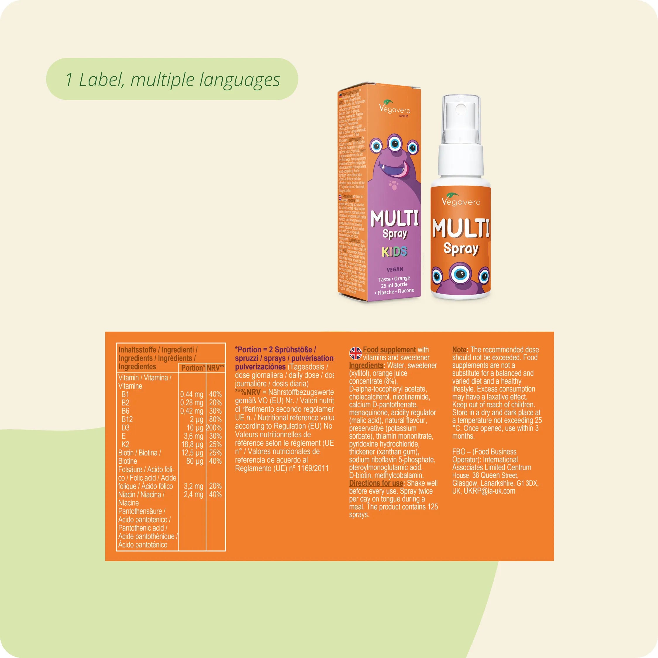 Multivitamínico Junior Spray