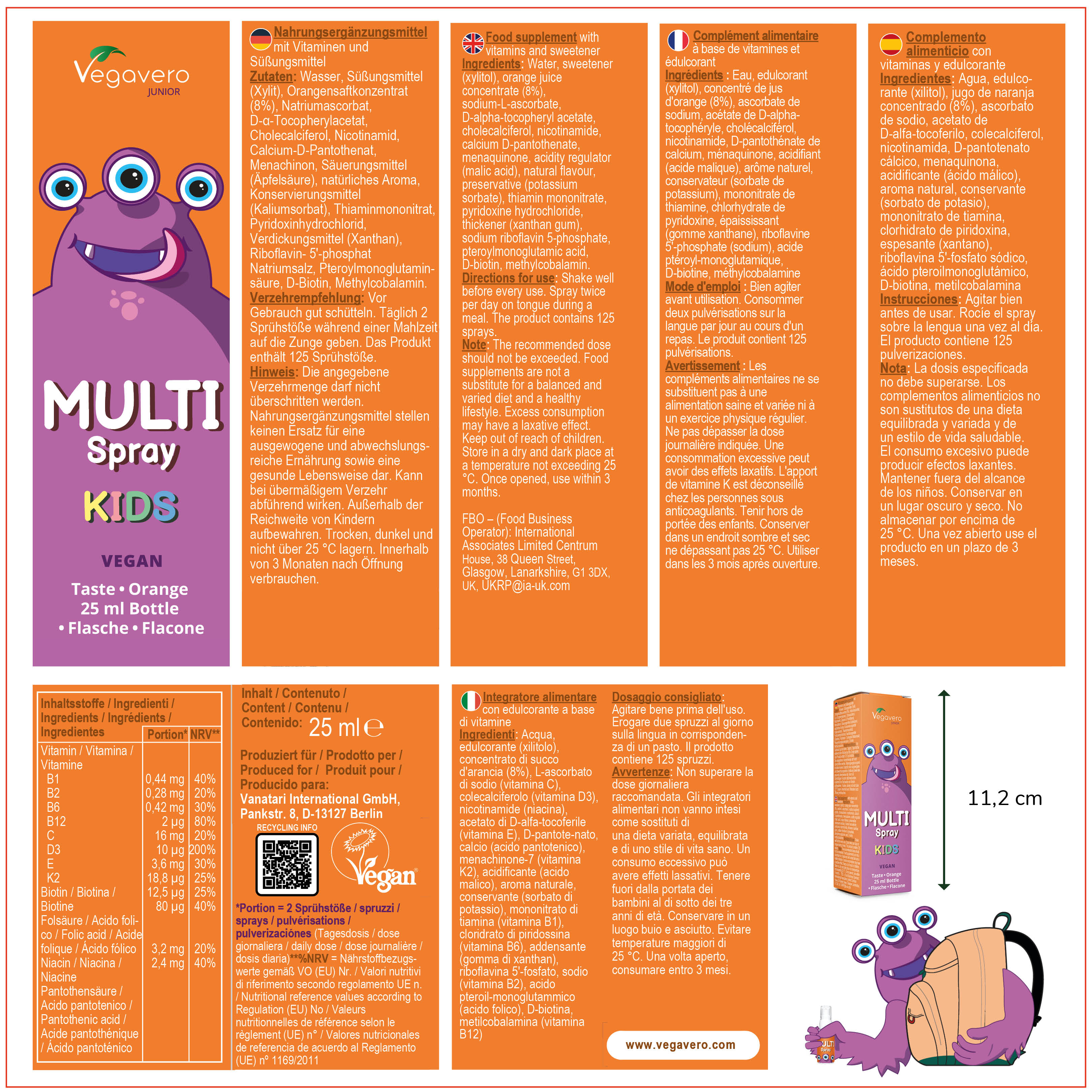 Multivitamínico Junior Spray