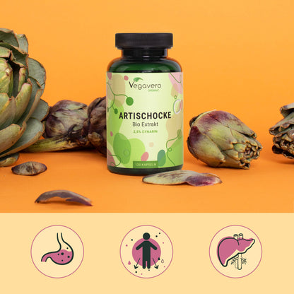 Alcachofa Extracto Cápsulas Orgánico
