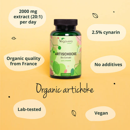 Alcachofa Extracto Cápsulas Orgánico