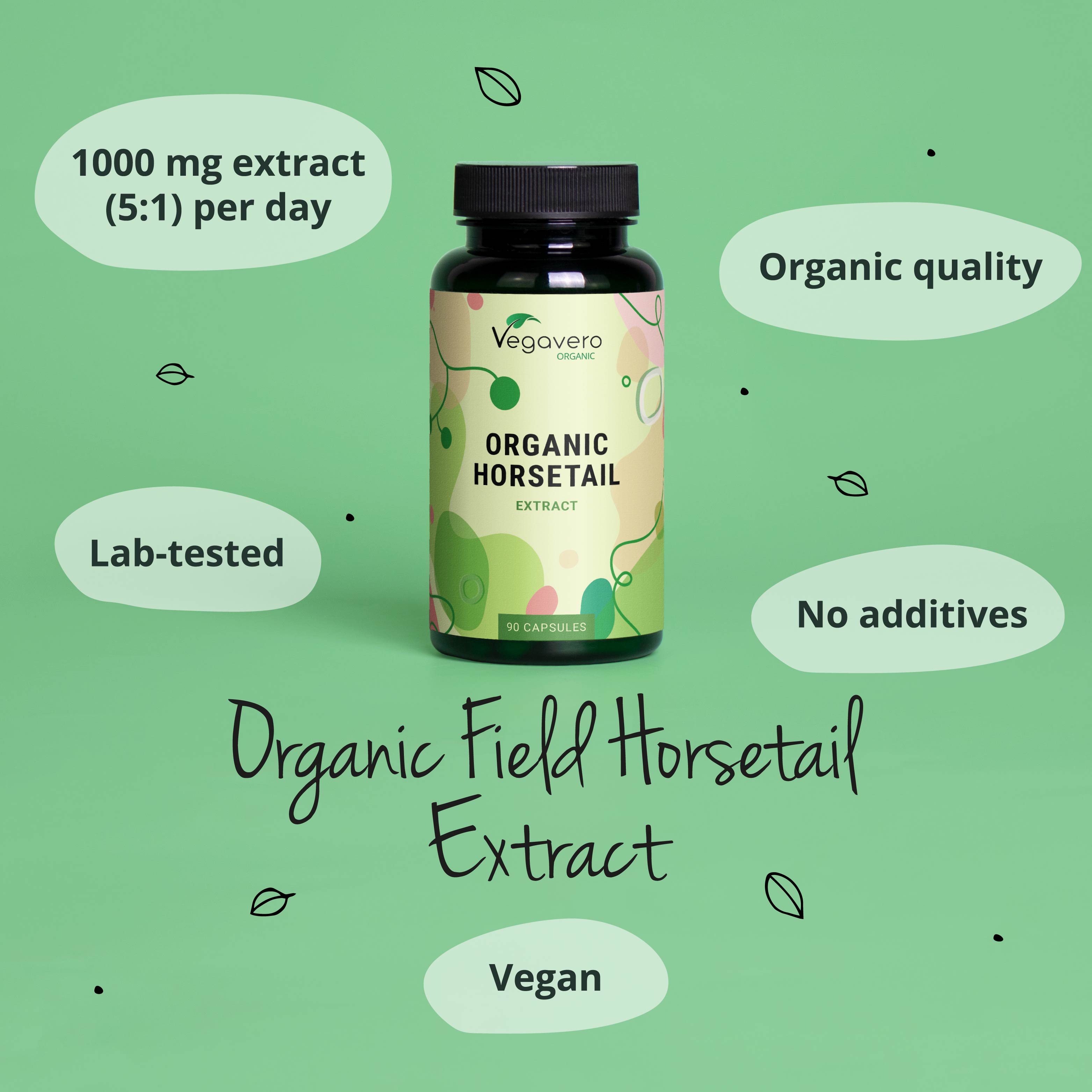 Cola de Caballo Extracto Cápsulas Orgánico