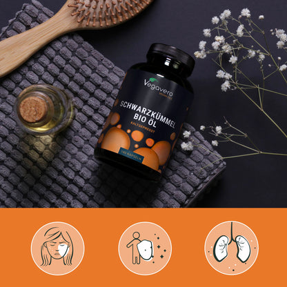 Aceite de Semilla de Comino Negro Cápsulas Orgánico