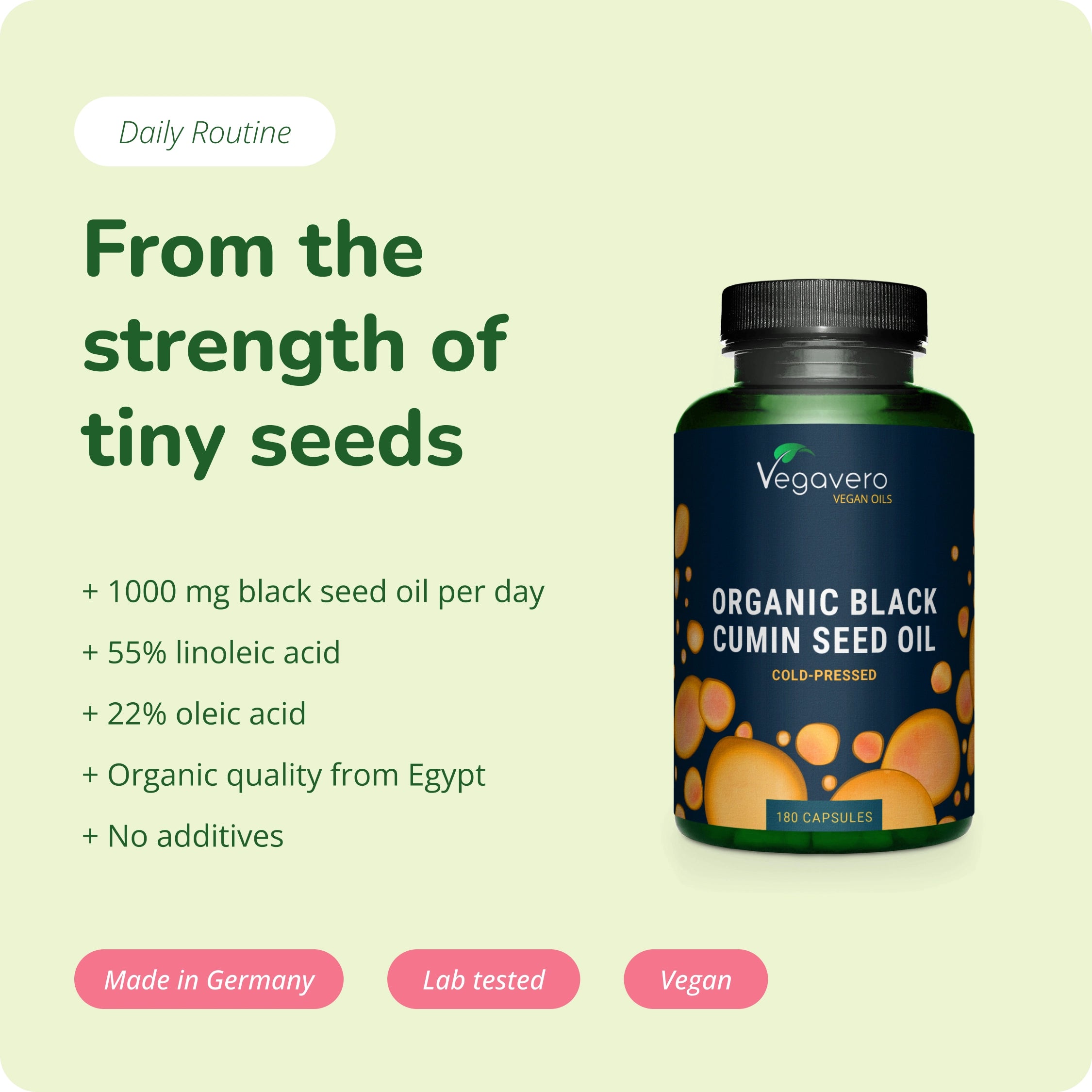 Aceite de Semilla de Comino Negro Cápsulas Orgánico
