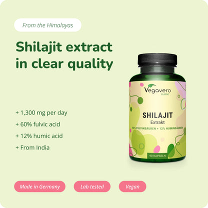 Shilajit Extracto Cápsulas