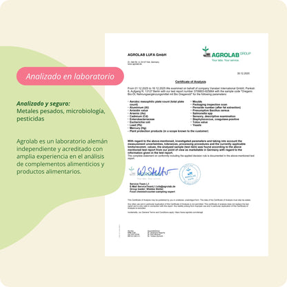 Aceite de Orégano Cápsulas Orgánico
