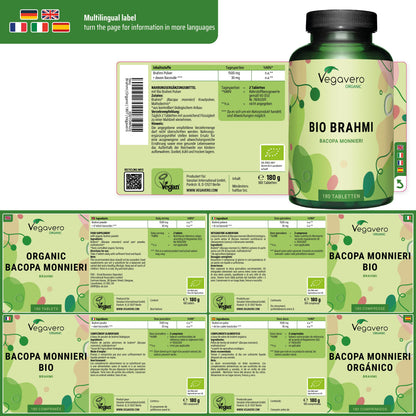 Brahmi Comprimidos Orgánico