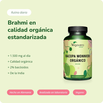 Brahmi Comprimidos Orgánico