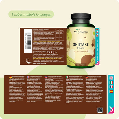 Shiitake Extracto Cápsulas