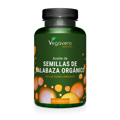 Aceite de Semilla de Calabaza Cápsulas Orgánico