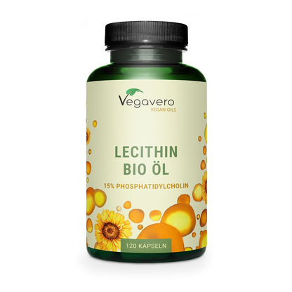 Lecitina Aceite Cápsulas Orgánico