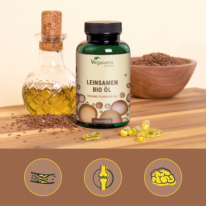 Aceite de Linaza Cápsulas Orgánico