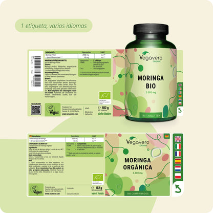Moringa Oleifera Comprimidos Orgánico