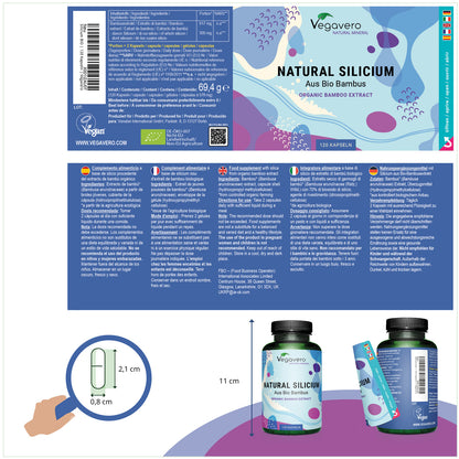 Silicio Natural Cápsulas Orgánico