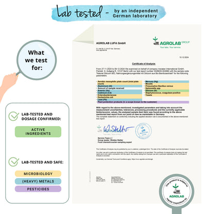 Silicio Natural Cápsulas Orgánico