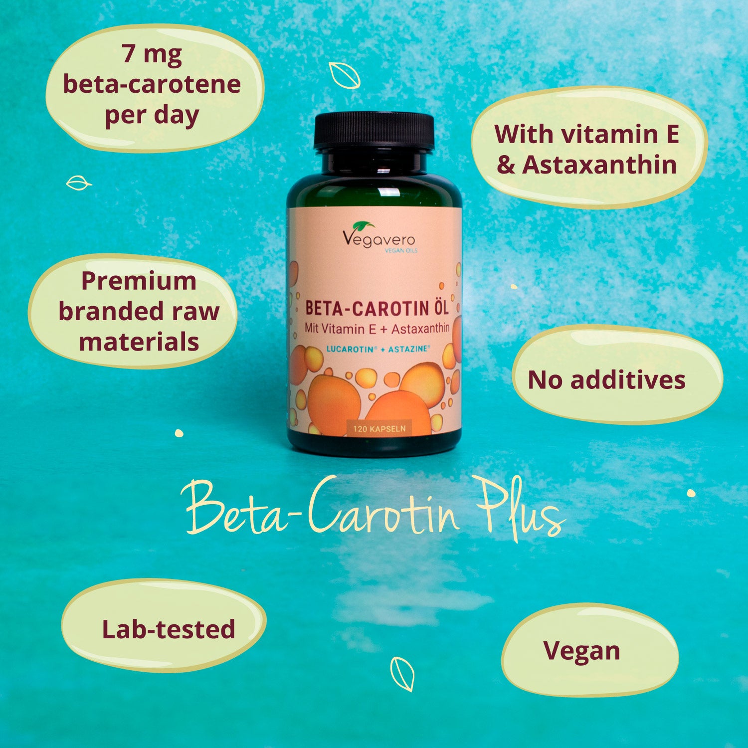 Beta‑Caroteno Plus Aceite Cápsulas