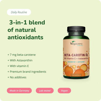 Beta‑Caroteno Plus Aceite Cápsulas