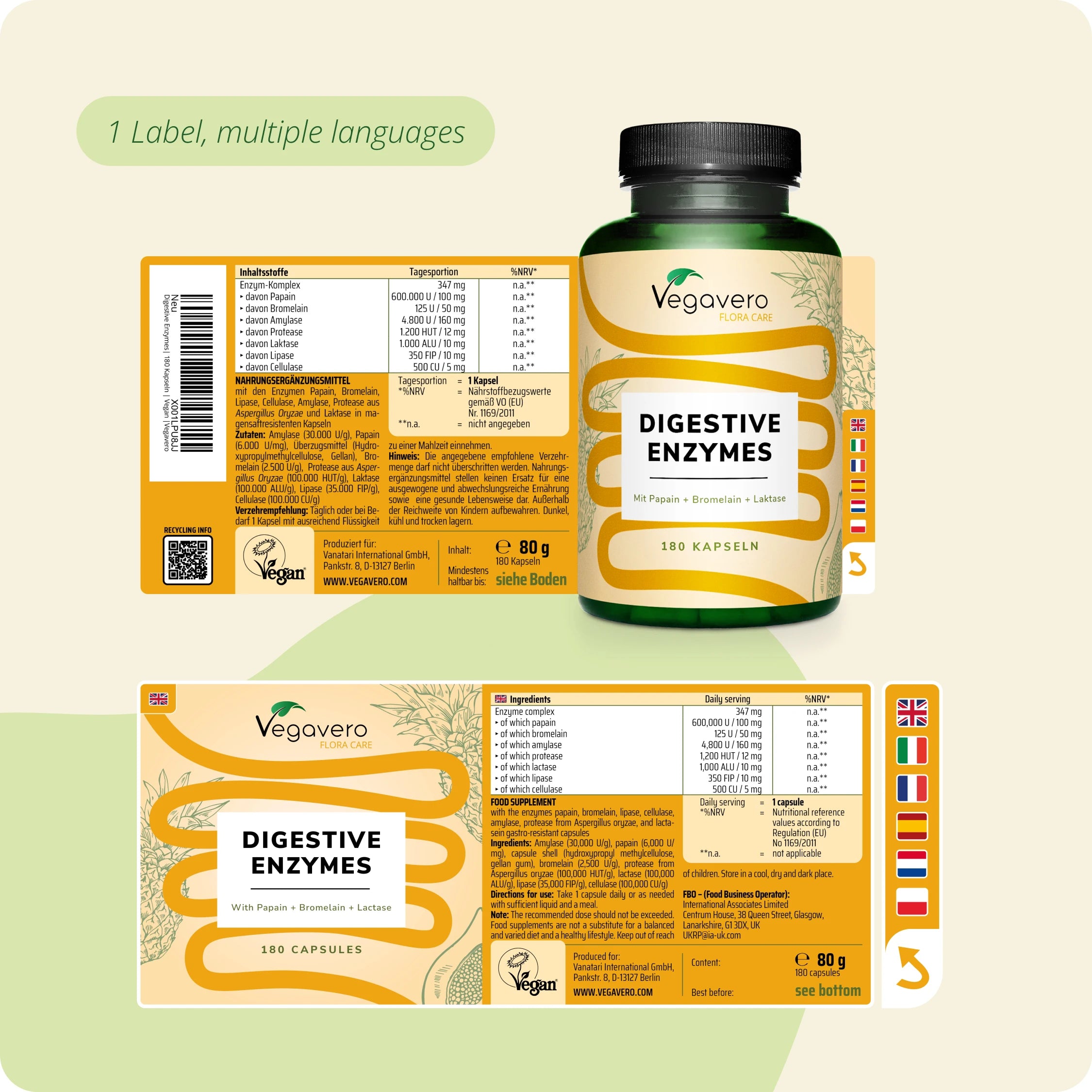 Enzimas Digestivas Complex Cápsulas