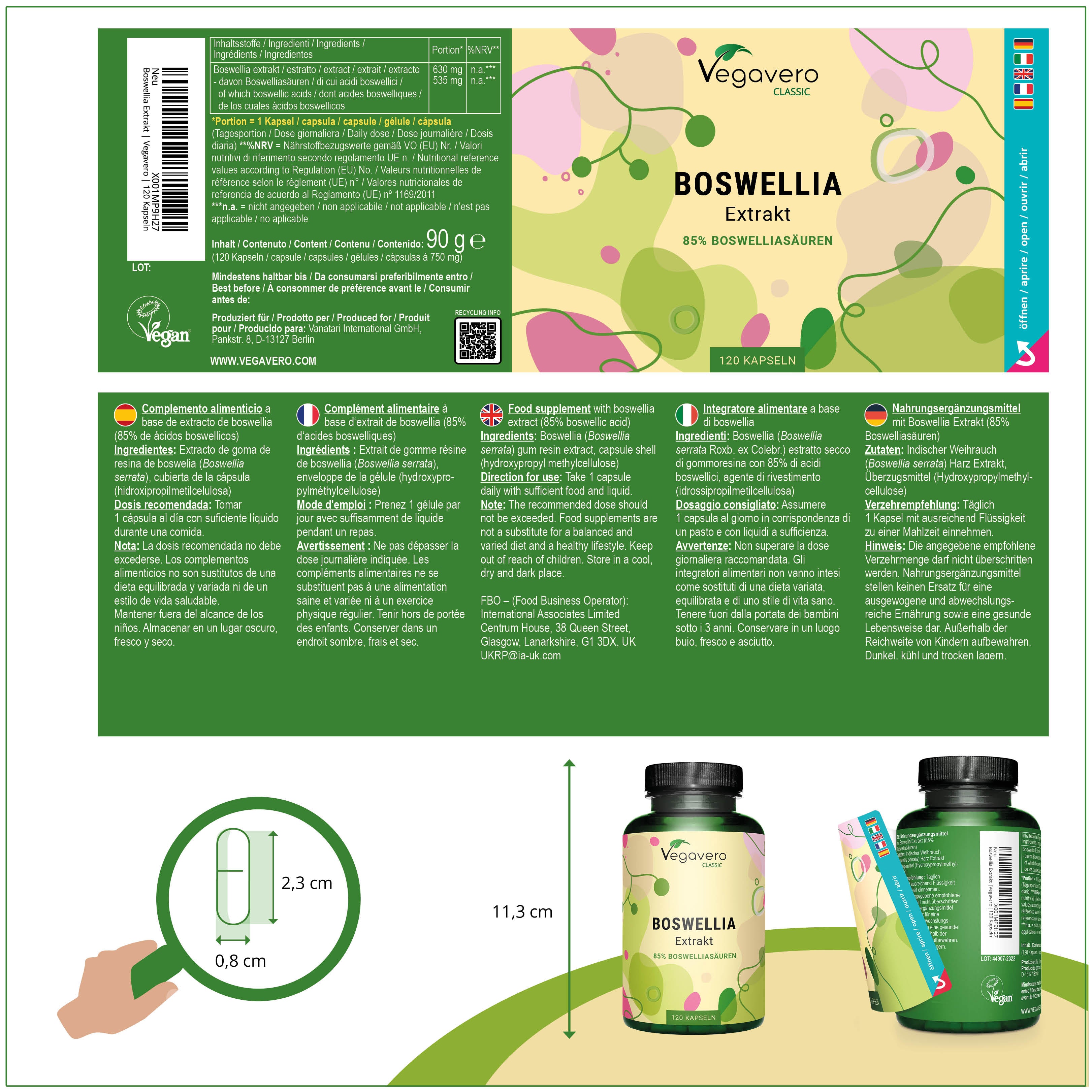 Boswellia Extracto Cápsulas