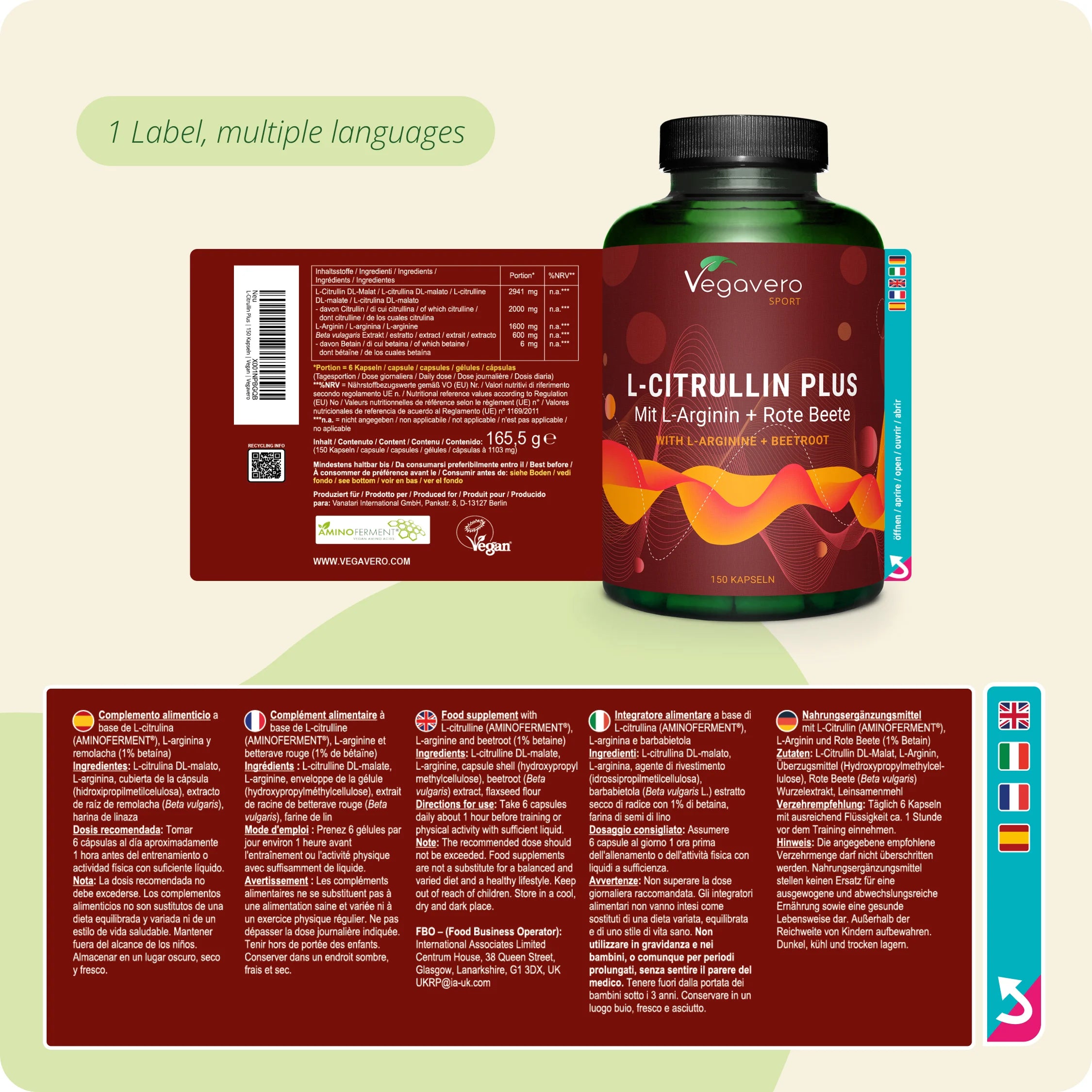 Citrulina Plus Cápsulas