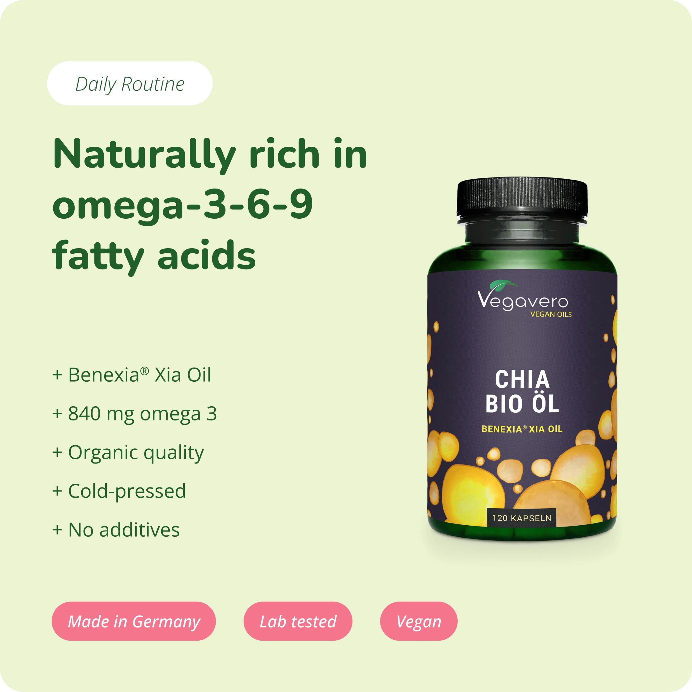 Aceite de Semilla de Chía Cápsulas Orgánico