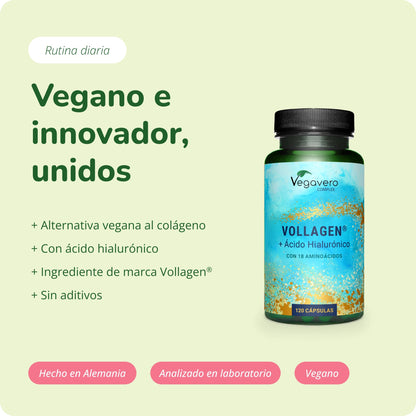 Vollagen + Ácido Hialurónico Complex Cápsulas