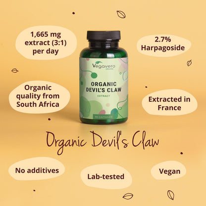 Garra del Diablo Extracto Cápsulas Orgánico