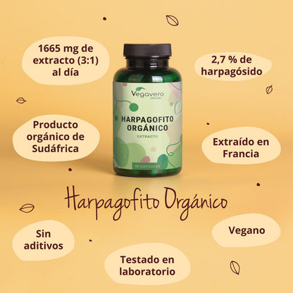 Garra del Diablo Extracto Cápsulas Orgánico