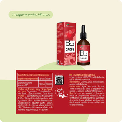 Vitamina B12 en Gotas