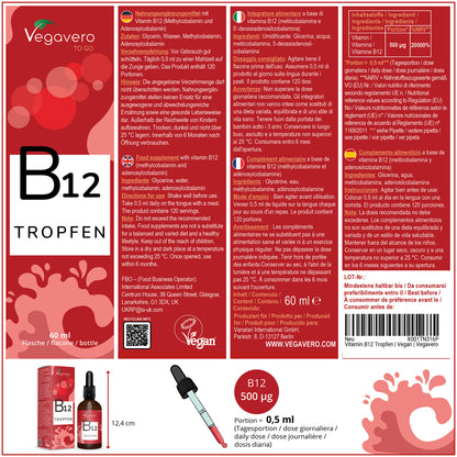 Vitamina B12 en Gotas