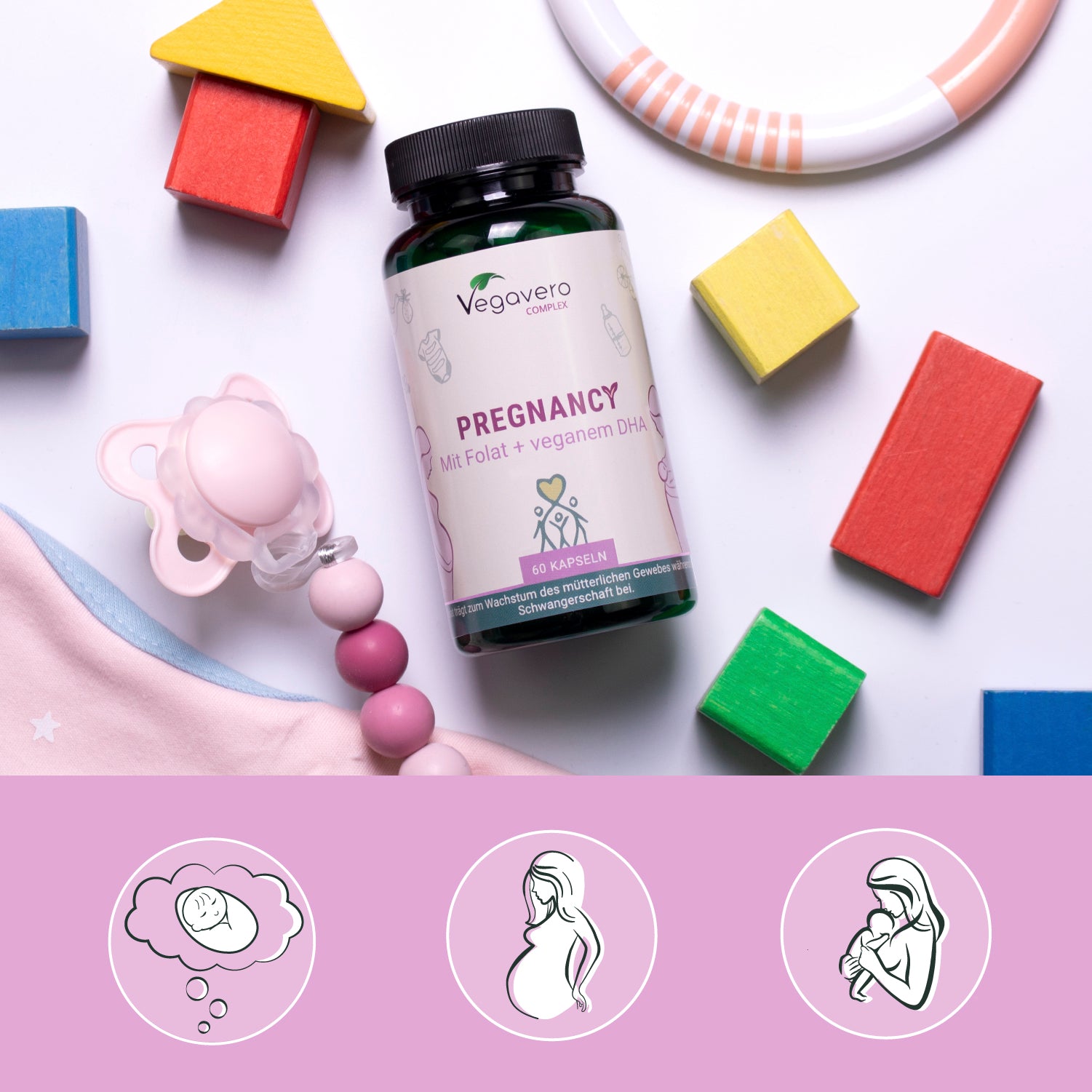 Vegan Pregnancy Complex Cápsulas