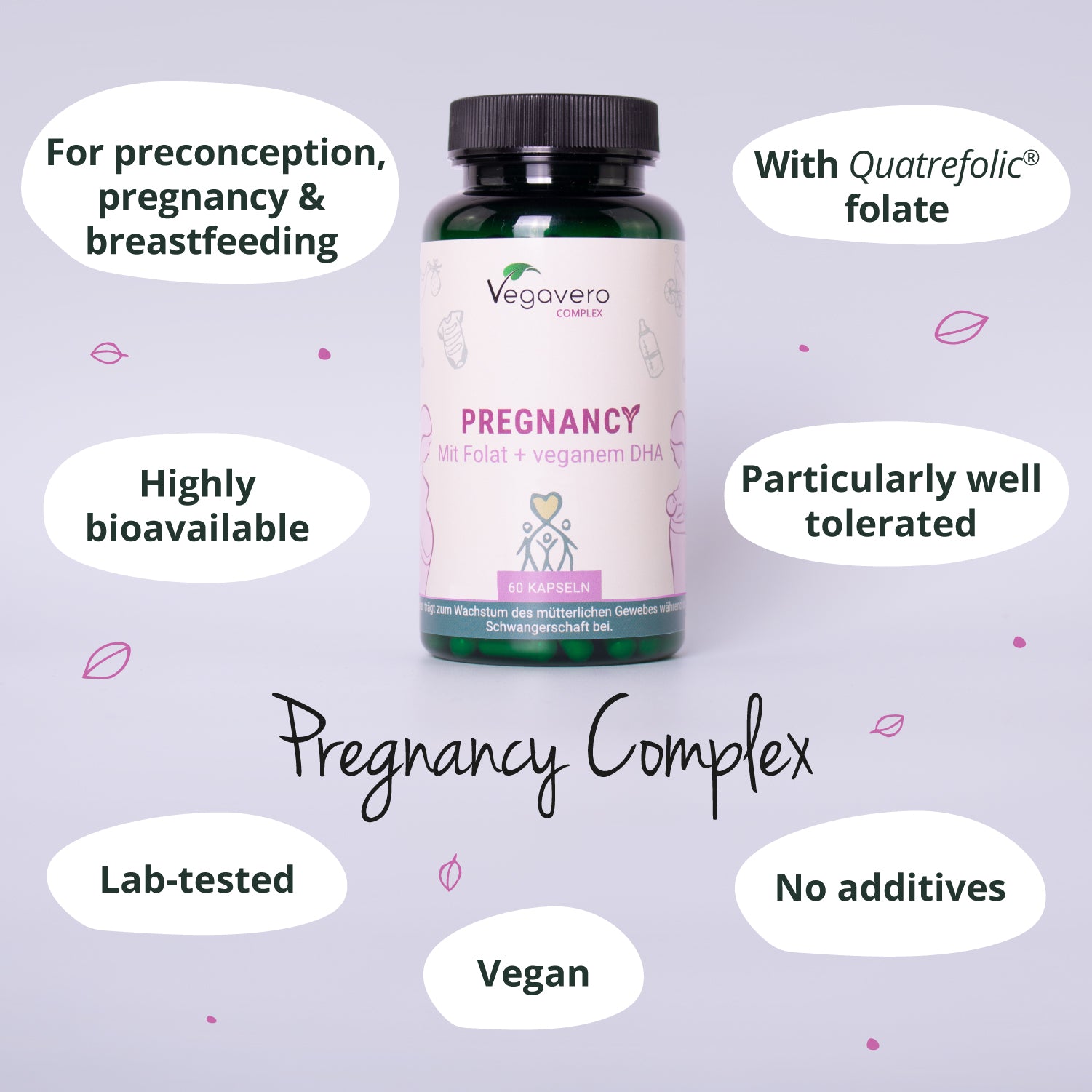 Vegan Pregnancy Complex Cápsulas