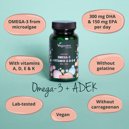 Omega 3 + ADEK Aceite Cápsulas