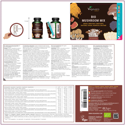 Mushroom Complex Cápsulas Orgánico