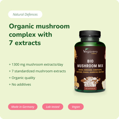 Mushroom Complex Cápsulas Orgánico