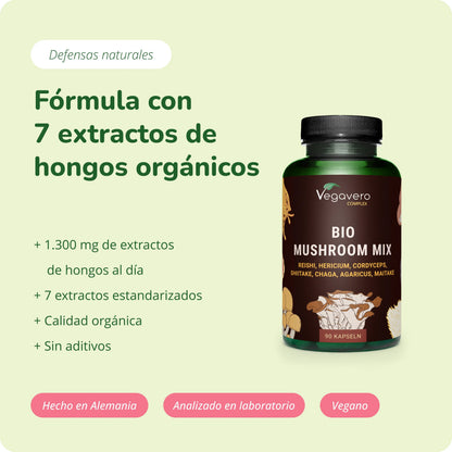 Mushroom Complex Cápsulas Orgánico