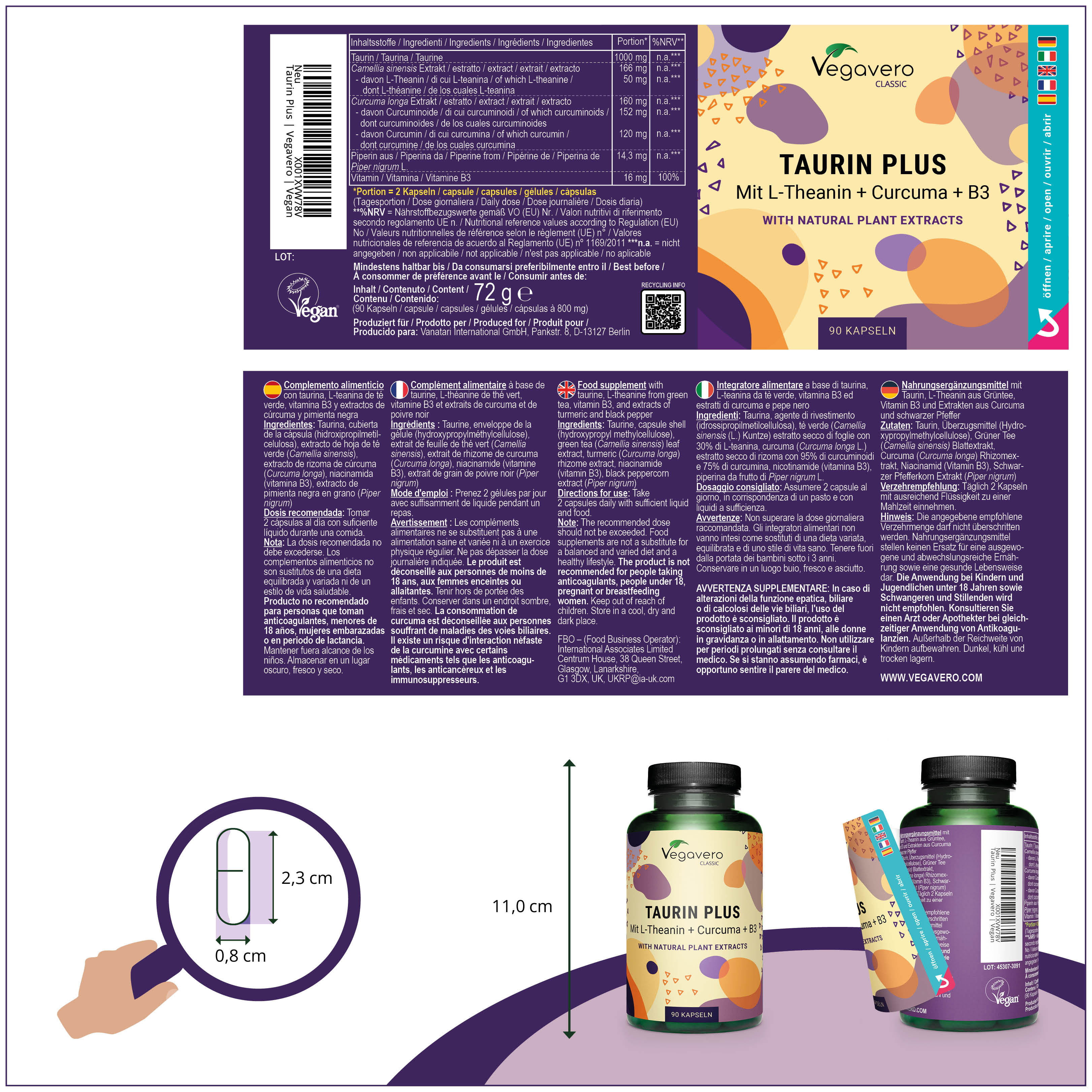 Taurina Plus Cápsulas