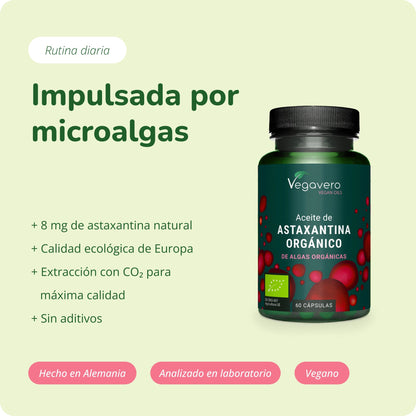 Astaxantina Aceite Cápsulas Orgánico