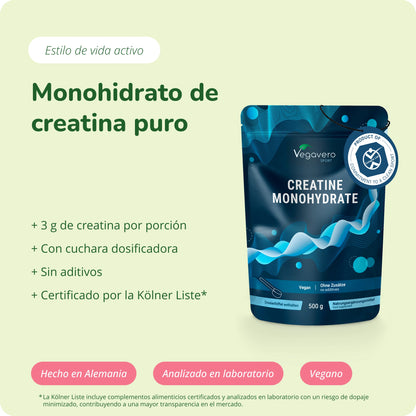 Creatina Monohidrato en Polvo