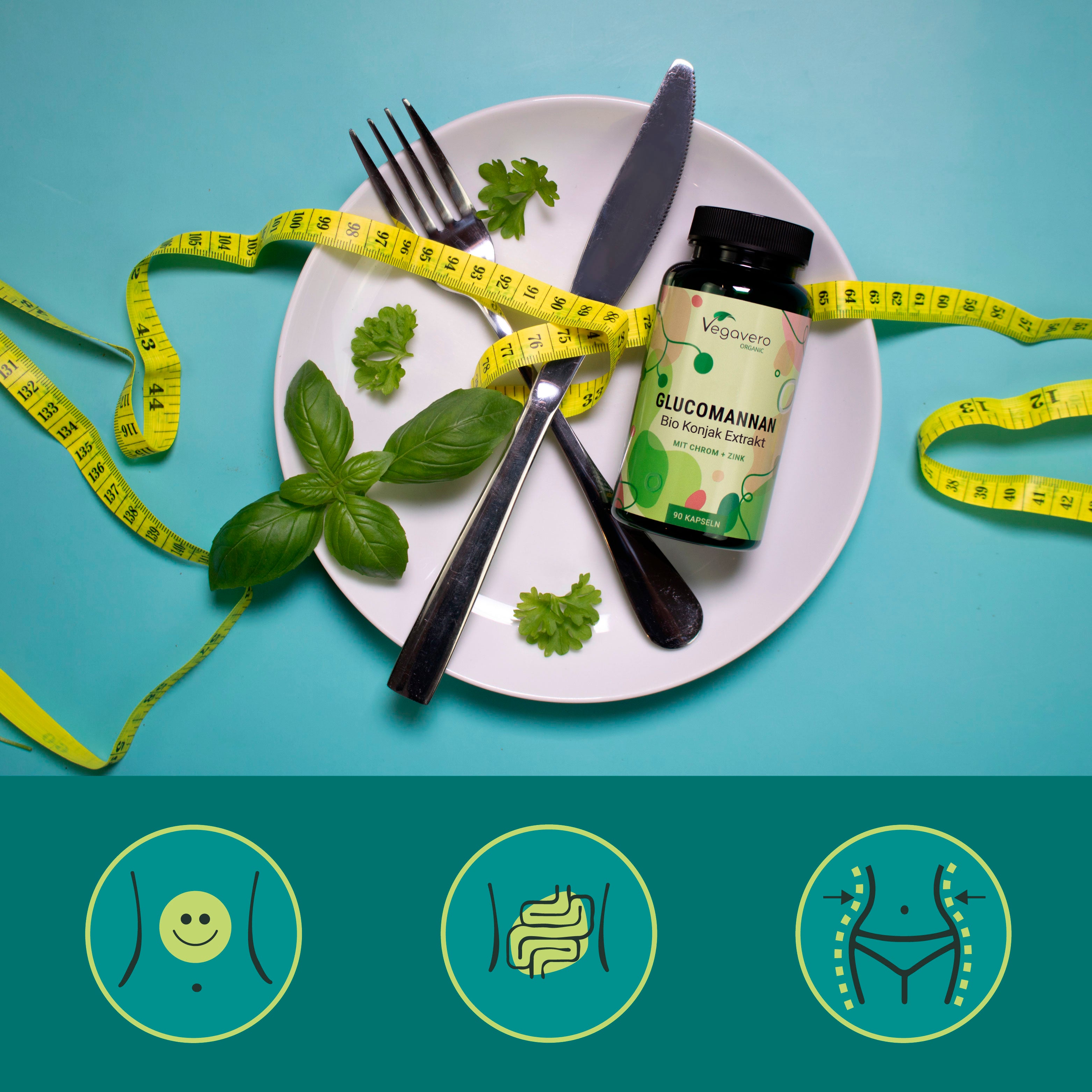 Glucomanano Cápsulas Orgánico