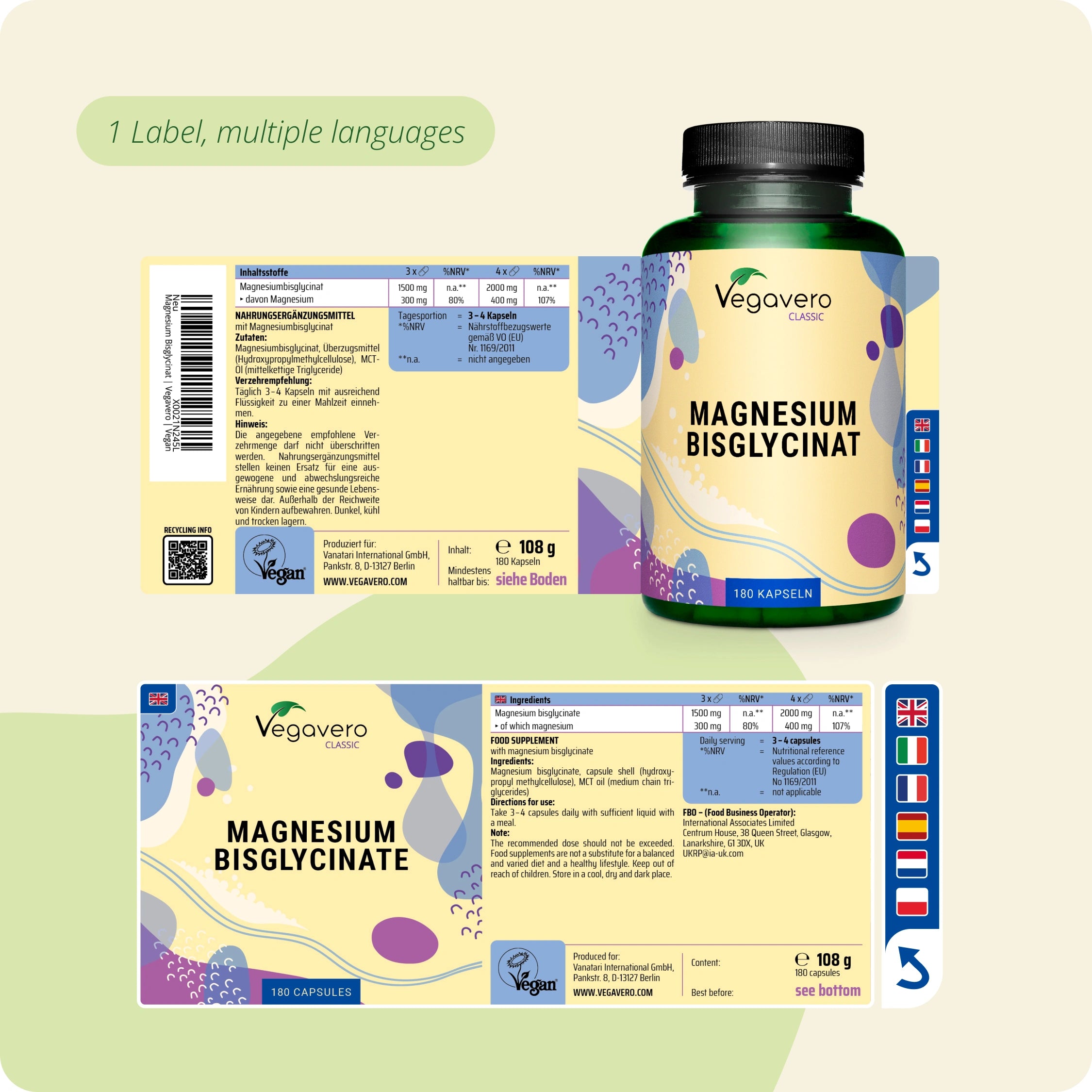 Magnesio Bisglicinato Cápsulas