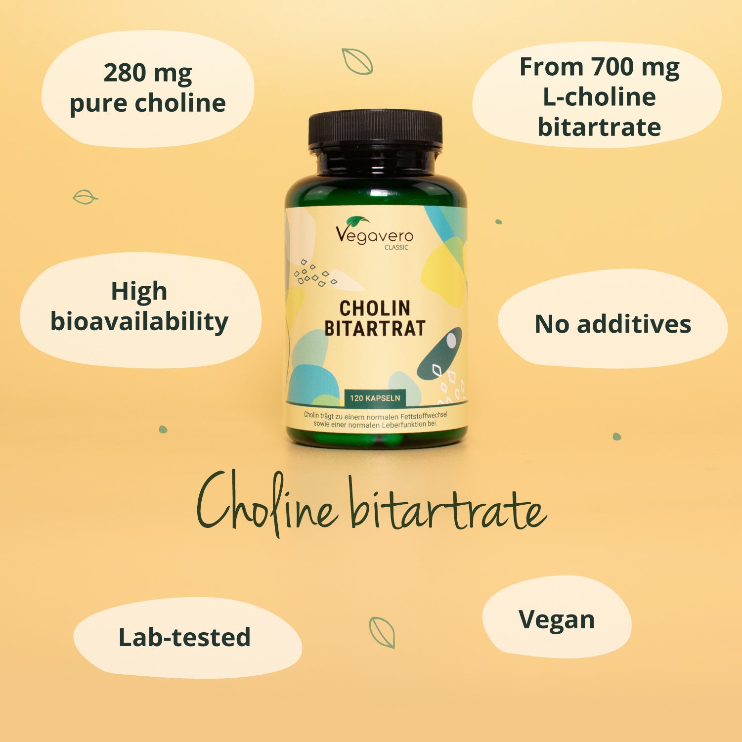 Colina Bitartrato Cápsulas