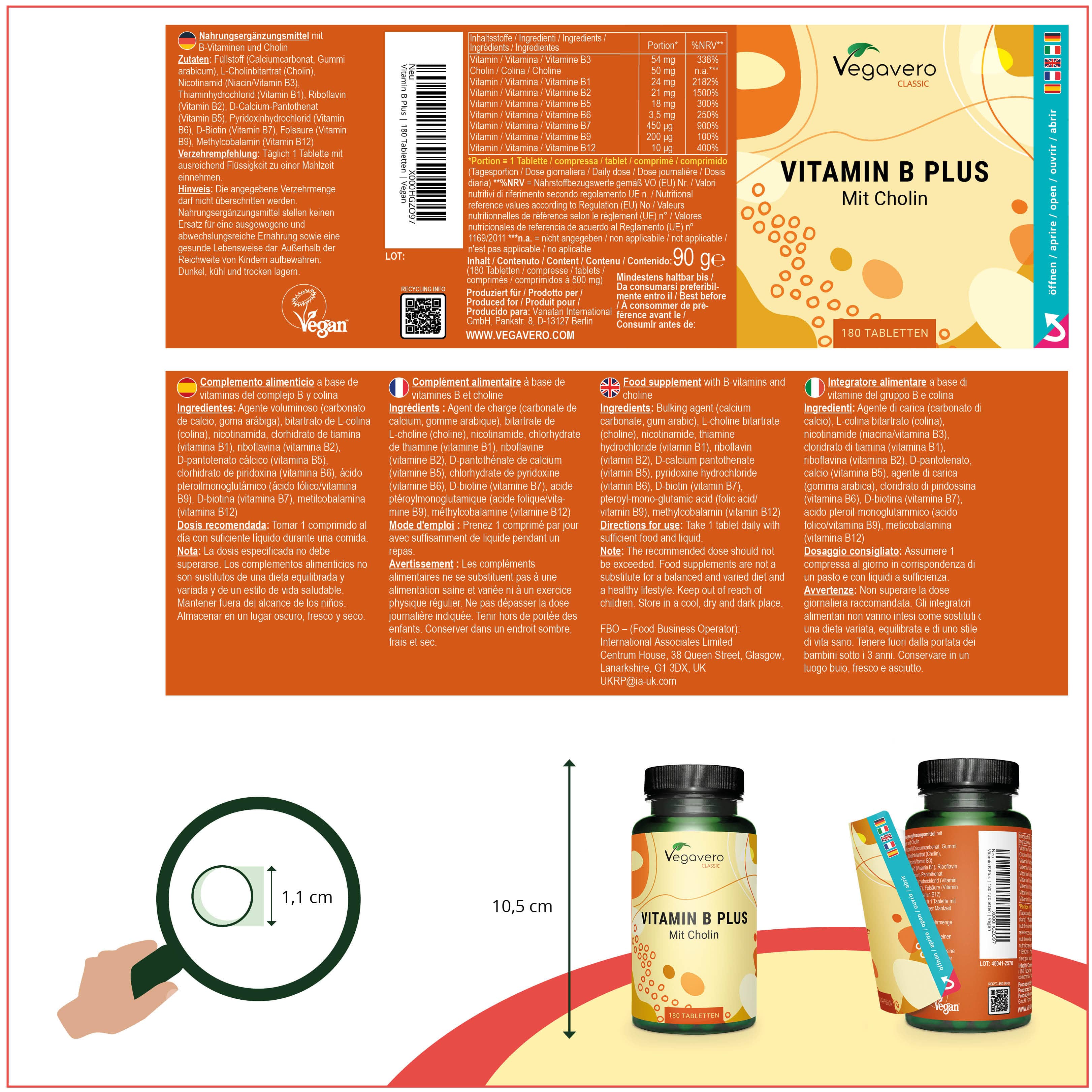 Vitamina B Plus Comprimidos