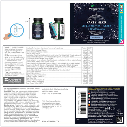 Party Hero Complex Comprimidos