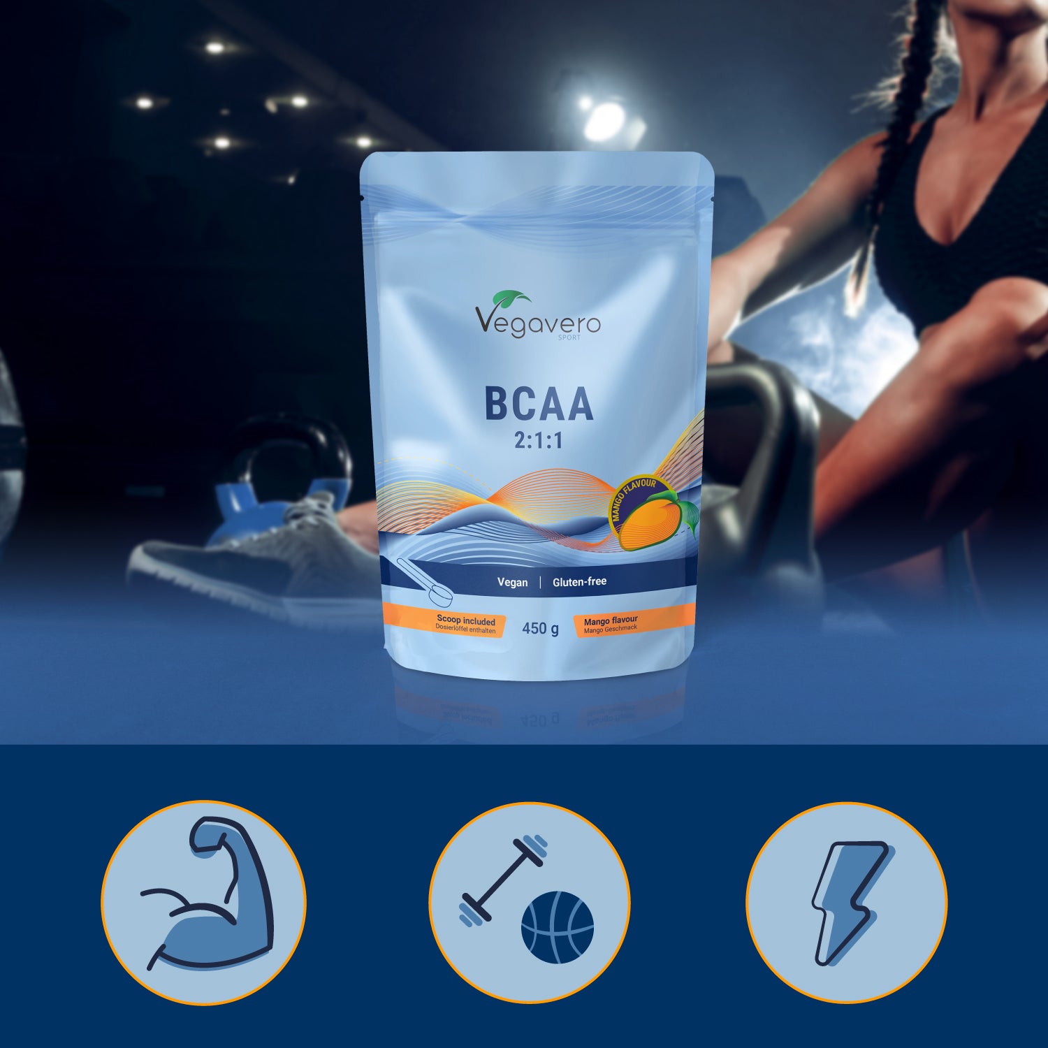 BCAA en Polvo Mango