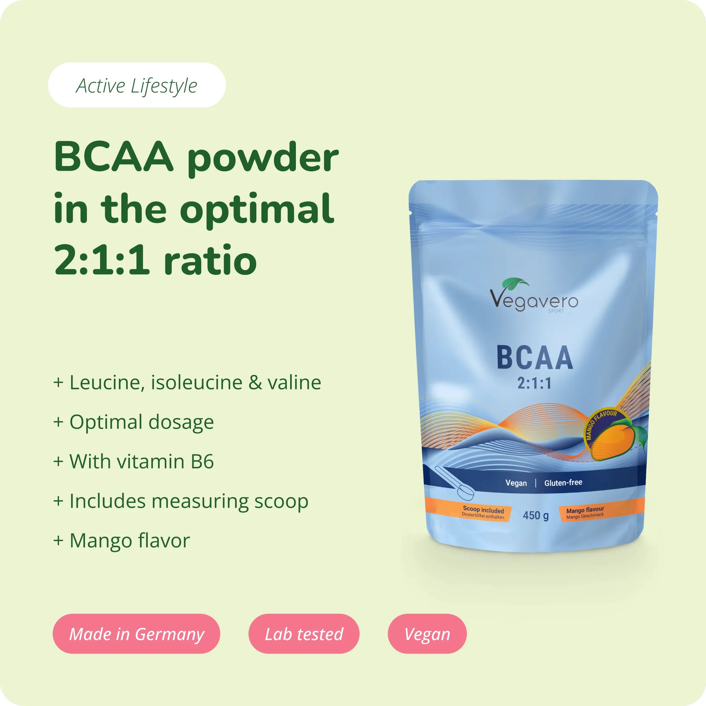 BCAA en Polvo Mango